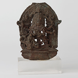 Sadbhujamahakala with Ganesha -    - Indian Antiquities & Miniature Paintings