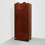 A SINGLE DOOR WARDROBE -    - 24-Hour Online Auction: Art Deco