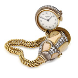 UNIVERSAL GENEVE: AN IMPORTANT DIAMOND AND GOLD CUSTOM-MADE BRACELET WATCH, REF. 17347 -    - 24-Hour Online Auction: Art Deco