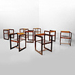 A SET OF EIGHT CHAIRS - 24-Hour Online Auction: Art Deco