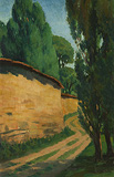 Untitled (Zebegény Landscape) - Amrita  Sher-Gil - Autumn Art Auction
