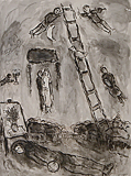 L’Echelle au ciel (Stairway to Heaven) - Marc  Chagall - Impressionist and Modern Art Auction