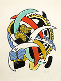 Les Papillons (The Butterflies) - Fernand  Léger - Impressionist and Modern Art Auction