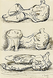 Three Reclining Figures - Henry  Moore - Impressionist and Modern Art Auction