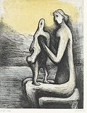 Mother and Child IV - Henry  Moore - Impressionist and Modern Art Auction