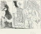 Écrivain avec son égérie.... - Pablo  Picasso - Impressionist and Modern Art Auction