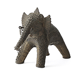An 'Elephant' Votive Offering -    - 24-Hour Auction: Indian Folk and Tribal Art and Objects
