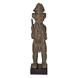 A 'Warrior' Sculpture -    - 24-Hour Auction: Indian Folk and Tribal Art and Objects