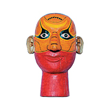 A Painted Head -    - 24-Hour Auction: Indian Folk and Tribal Art and Objects