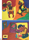 A Set of Paintings by Ganga Devi -    - 24-Hour Auction: Indian Folk and Tribal Art and Objects