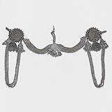 A Silver 'Jhalla' or Head and Ear Ornament -    - 24-Hour Auction: Indian Folk and Tribal Art and Objects