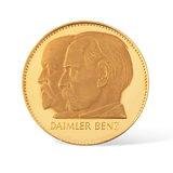 GOLD COMMEMORATIVE COIN, BY DAIMLER BENZ -    - The Gentleman's Sale