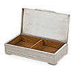 A STERLING SILVER CIGAR BOX, BY SPRITZER & FURMAN - The Gentleman