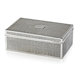 A STERLING SILVER CIGAR BOX, BY TIFFANY & CO. -    - The Gentleman's Sale