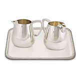 A PAIR OF STERLING SILVER COCKTAIL PITCHERS AND TRAY, BY TIFFANY AND CO. -    - The Gentleman's Sale