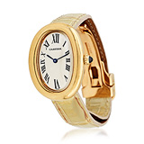 CARTIER: LADIES 'BAIGNOIRE' 18 K YELLOW GOLD WRISTWATCH, REF. 8057925C 1195 -    - Auction of Fine Jewels & Watches