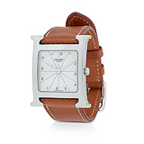 HERMES: LADIES ' H-HOUR' STEEL WRISTWATCH, REF. 1252193 -    - Auction of Fine Jewels & Watches
