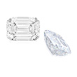 A WELL MATCHED PAIR OF UNMOUNTED DIAMONDS - Auction of Fine Jewels & Watches