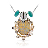 A GEMSET 'BEETLE' PENDANT, BY POONAM SONI -    - Auction of Fine Jewels & Watches