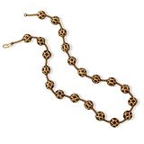 A GOLD BEAD NECKLACE -    - Auction of Fine Jewels & Watches