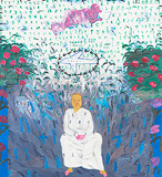 The White Garden - Arpita  Singh - Spring Art Auction