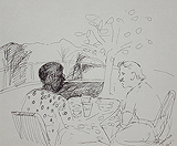 Untitled - Bhupen  Khakhar - 24-Hour Auction: Words & Lines III