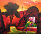 Morning Light - Manu  Parekh - Absolute Auction of Indian Art & Collectibles