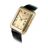 PIAGET: MENS 18 K GOLD WRISTWATCH -    - Absolute Auction of Indian Art & Collectibles