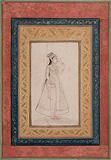 A Portrait of a Princess -    - Indian Miniature Paintings and Works of Art