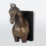 A 'Horse' Palanquin Finial -    - Folk and Tribal Art Auction
