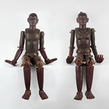 A Pair of 'Gombeyatta' Marionettes -    - Folk and Tribal Art Auction