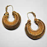 A Pair of 'Ogania' Ear Pendants -    - Folk and Tribal Art Auction