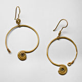 A Pair of 'Darotu' Ear Pendants -    - Folk and Tribal Art Auction