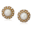A PAIR OF PEARL AND DIAMOND EAR CLIPS - Autumn Auction of Fine Jewels and Silver