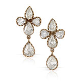 A PAIR OF PERIOD DIAMOND EAR PENDANTS -    - Autumn Auction of Fine Jewels and Silver