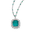 AN EMERALD PENDANT - Autumn Auction of Fine Jewels and Silver