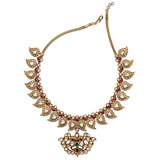 A DIAMOND AND RUBY 'MANGA MALAI' NECKLACE -    - Autumn Auction of Fine Jewels and Silver