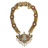 A PERIOD RUBY AND DIAMOND 'BALEORA' NECKLACE -    - Autumn Auction of Fine Jewels and Silver