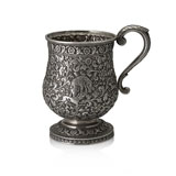 A BALUSTER SILVER MUG, OOMERSI MAWJI & CO. -    - Autumn Auction of Fine Jewels and Silver