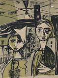 Two Sisters - Ram  Kumar - Spring Art Auction 2013 