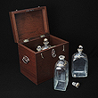 A SET OF PERIOD TRAVEL FLASKS - Travel and Leisure Auction