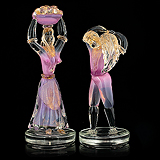 A PAIR OF MURANO FIGURINES -    - Travel and Leisure Auction