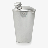 AN ART DECO STERLING SILVER COCKTAIL SHAKER -    - Travel and Leisure Auction