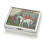 AN EDWARD VII 'FOX HUNT' JEWELRY BOX, STROKES & IRELAND -    - Travel and Leisure Auction
