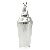 A STERLING SILVER COCKTAIL SHAKER, SHREVE -    - Travel and Leisure Auction