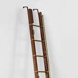 A GENTLEMAN'S LIBRARY LADDER -    - Travel and Leisure Auction
