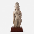 A SANDSTONE SCULPTURE OF A GODDESS - Live Auction: South Asian Treasures