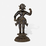 A COPPER ALLOY FIGURE OF RAMA -    - Live Auction: South Asian Treasures