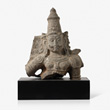 GRANITE BUST OF A DWARPAL - Live Auction: South Asian Treasures