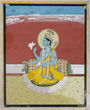 SEATED VISHNU WITH ATTRIBUTES - Live Auction: South Asian Treasures